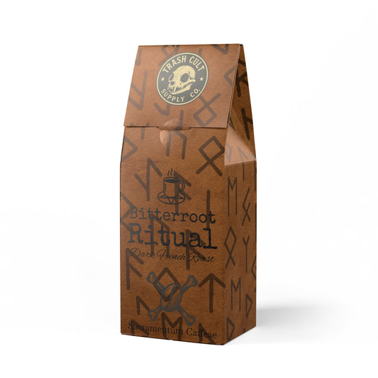 ☠️ Bitterroot Ritual – Dark French Roast Coffee (12oz)