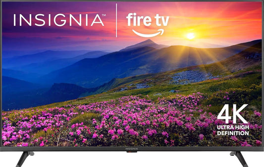INSIGNIA 43" Class F50 Series LED 4K UHD Smart Fire TV, Voice Remote with Alexa, Stream Live TV without Cable